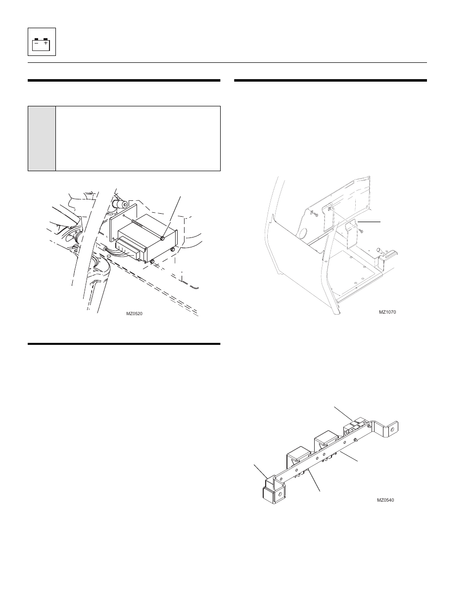 2 service warnings, 1 electronics, 3 specifications | 4 fuses and relays, 1 fuse and relay locations, Service warnings, Specifications, Fuses and relays, Electronics, Fuse and relay locations | JLG 4017 Service Manual User Manual | Page 124 / 152