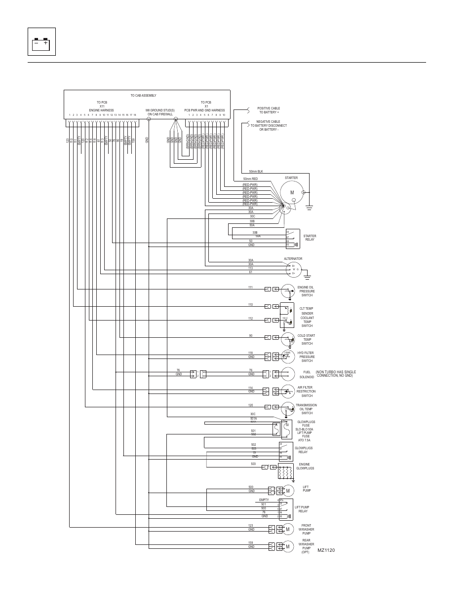 2 engine harness electrical schematic, Engine harness electrical schematic, Electrical system | JLG 4017 Service Manual User Manual | Page 128 / 152