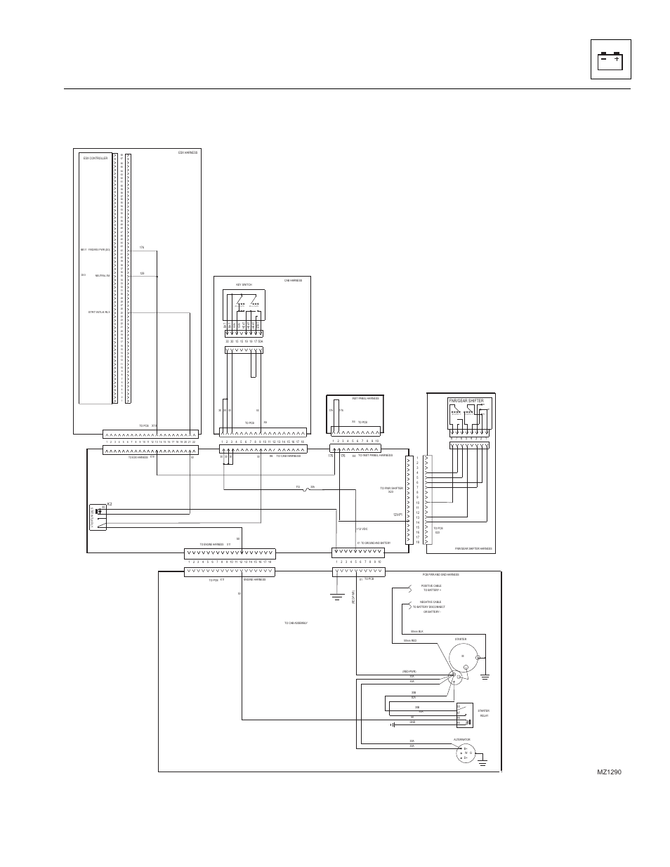 2 start circuit, Start circuit, Electrical system 9.6.2 start circuit | Mz1290 | JLG 4017 Service Manual User Manual | Page 133 / 152