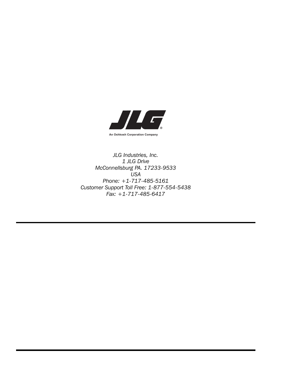 Jlg worldwide locations | JLG 4017 Service Manual User Manual | Page 152 / 152