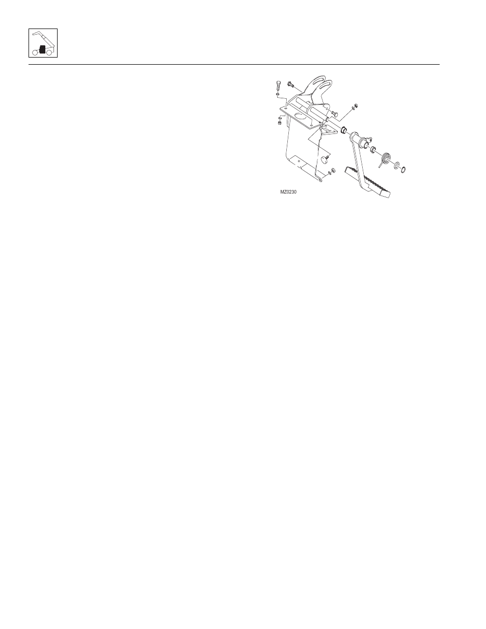 2 service brake pedal, 3 throttle pedal, Service brake pedal | Throttle pedal | JLG 4017 Service Manual User Manual | Page 56 / 152
