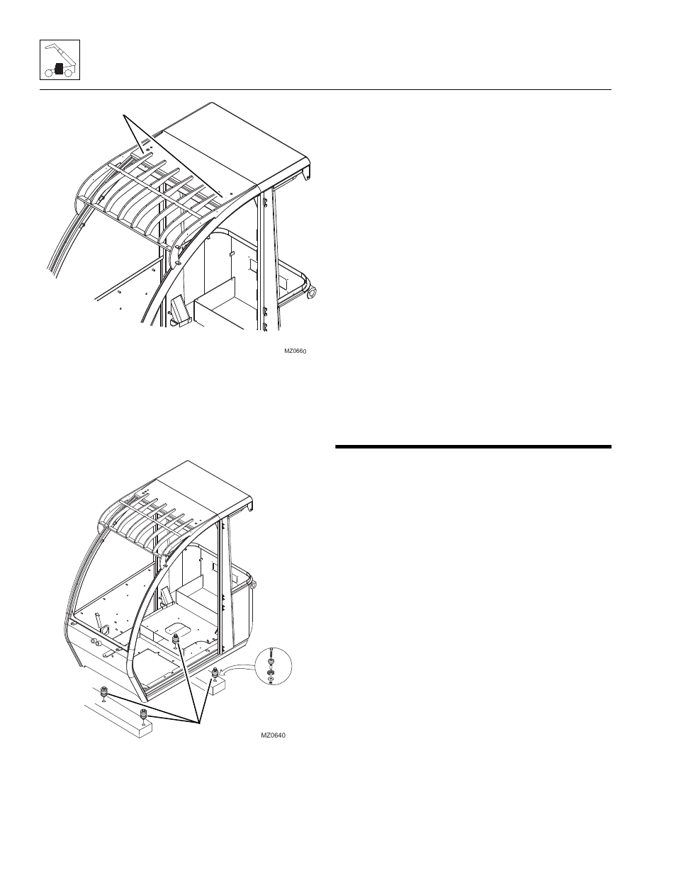 5 cab installation, Cab installation | JLG 4017 Service Manual User Manual | Page 60 / 152