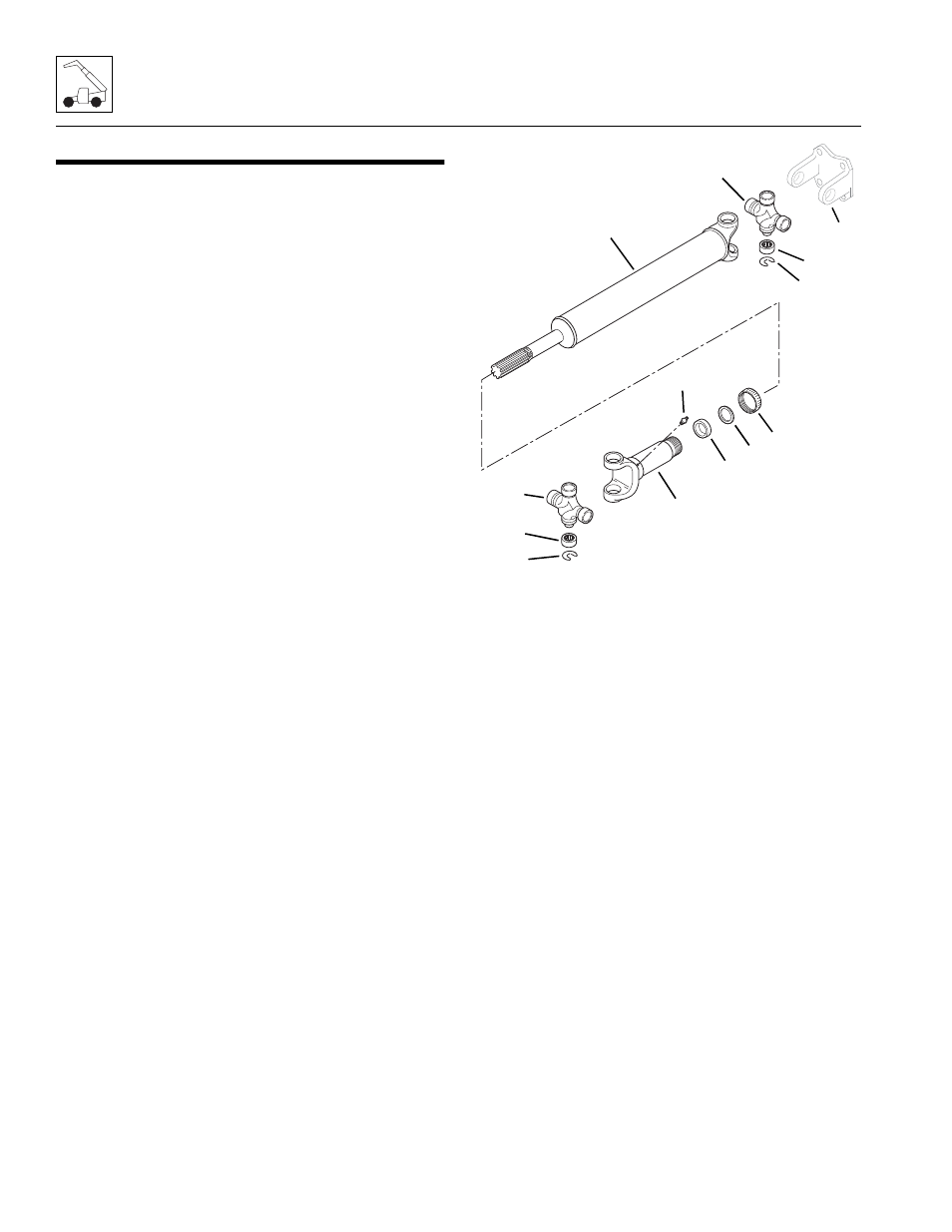 4 drive shafts, 1 drive shaft inspection and service, Drive shafts | Drive shaft inspection and service | JLG 4017 Service Manual User Manual | Page 72 / 152