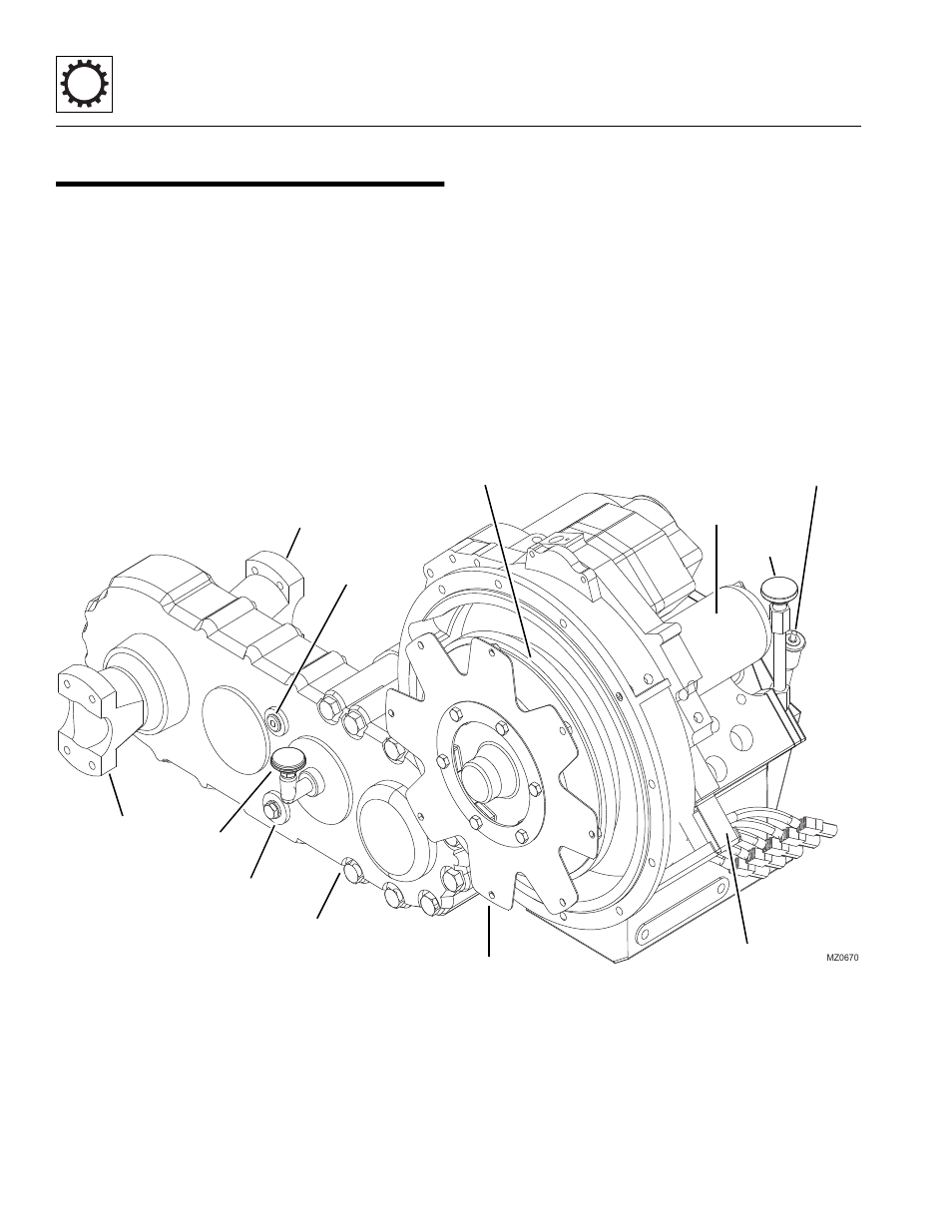1 transmission assembly component terminology, Transmission assembly component terminology | JLG 4017 Service Manual User Manual | Page 78 / 152