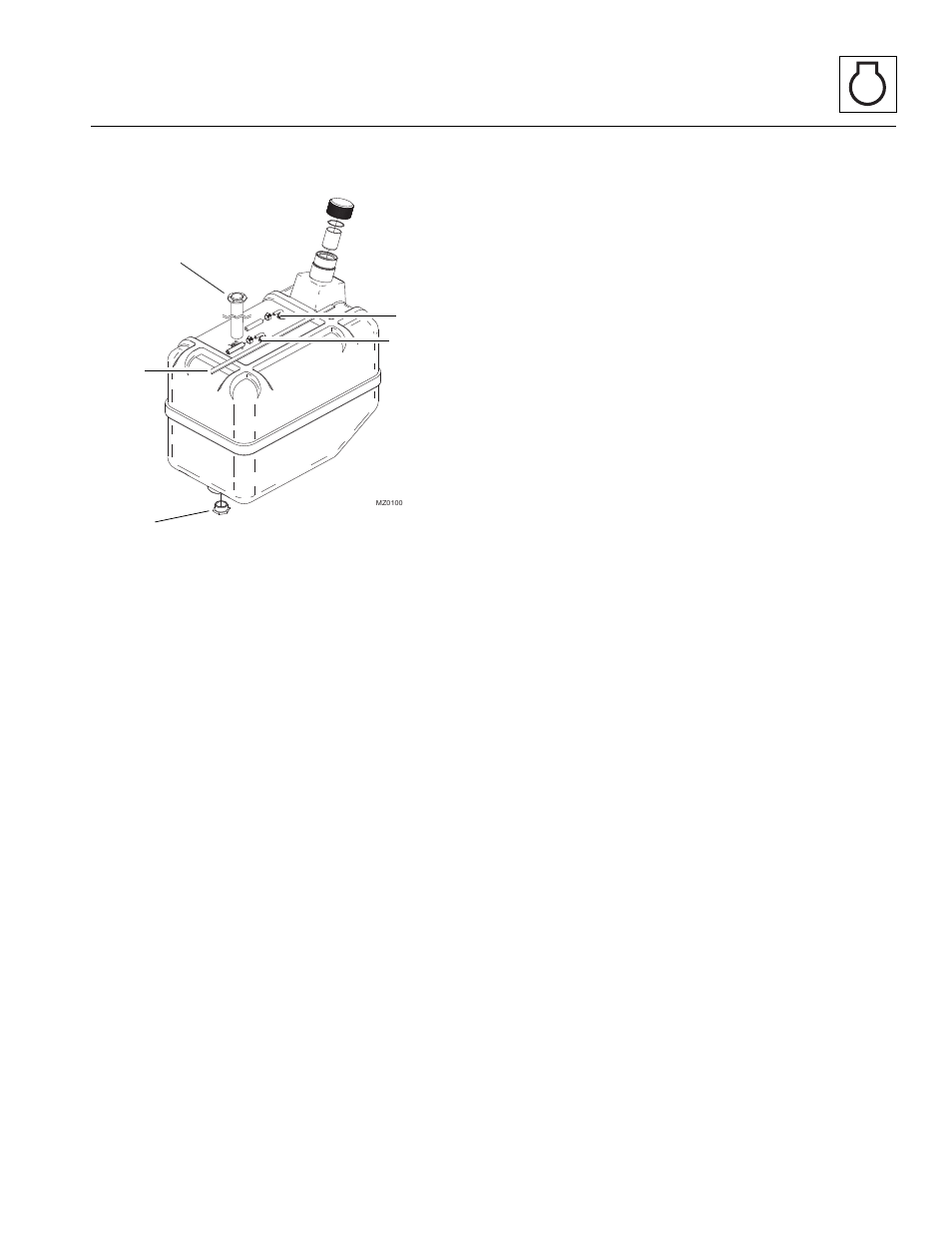 2 fuel tank, Fuel tank | JLG 4017 Service Manual User Manual | Page 93 / 152
