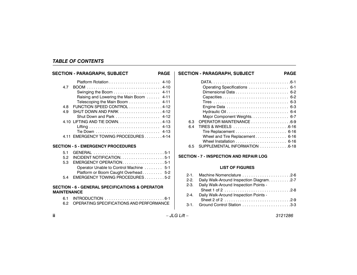 JLG 24RS Operator Manual User Manual | Page 8 / 94