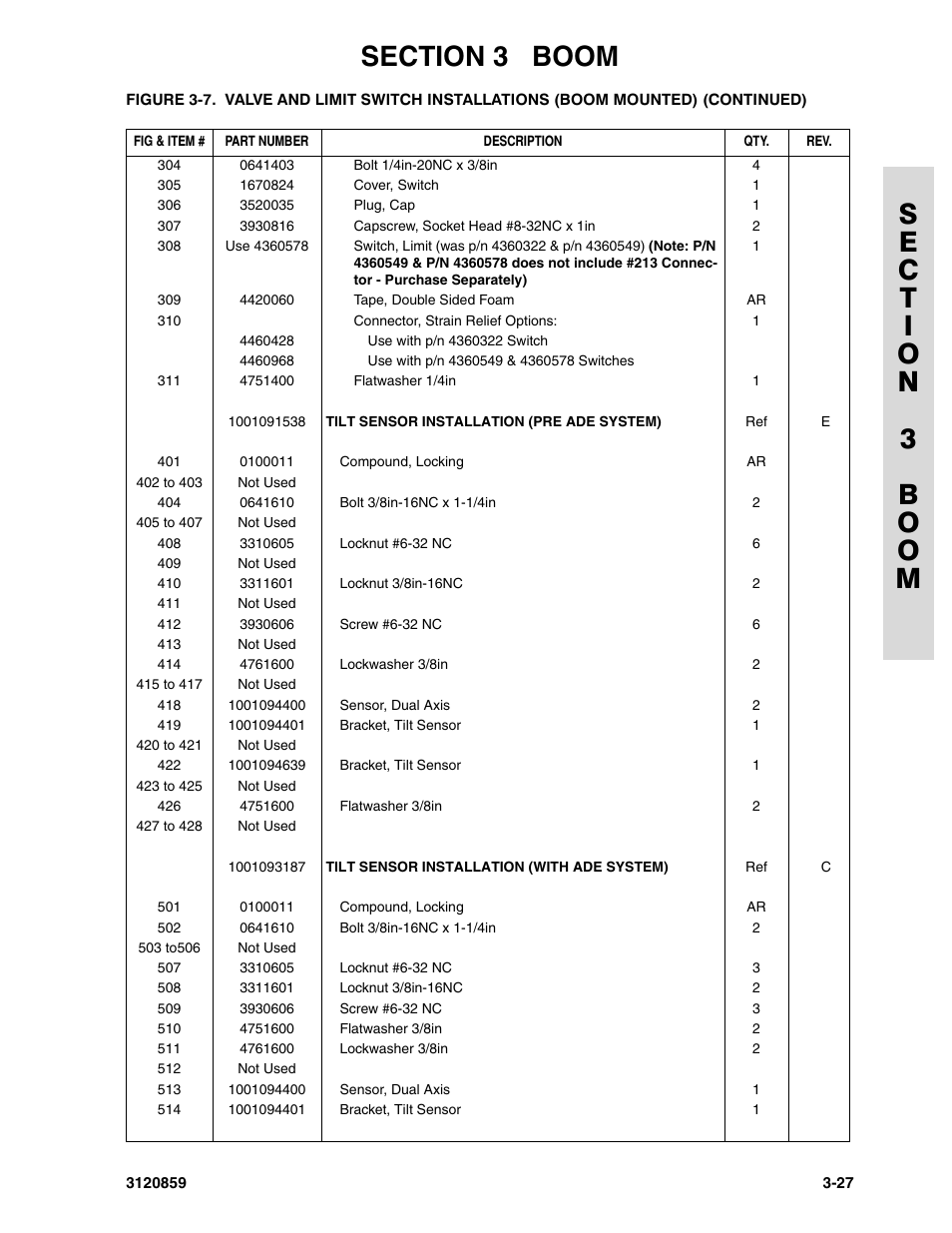 JLG 800A_AJ Parts Manual User Manual | Page 121 / 266