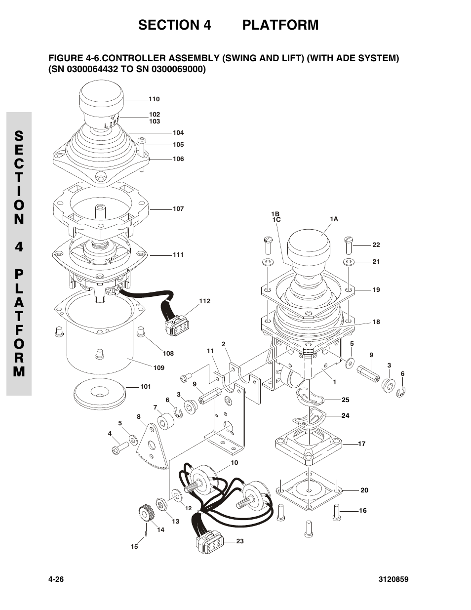 Sn 0300064432 to sn 0300069000) -26 | JLG 800A_AJ Parts Manual User Manual | Page 148 / 266