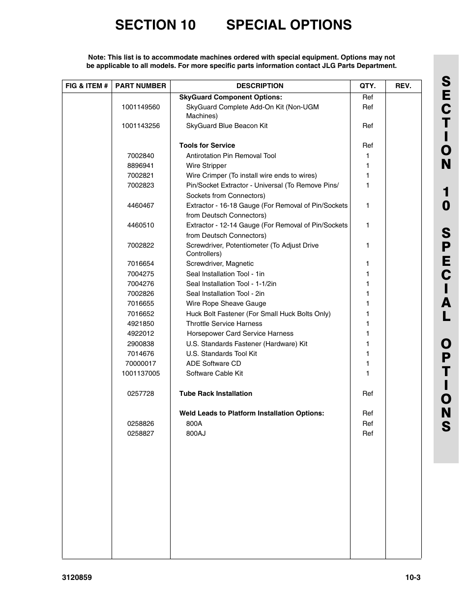 JLG 800A_AJ Parts Manual User Manual | Page 251 / 266