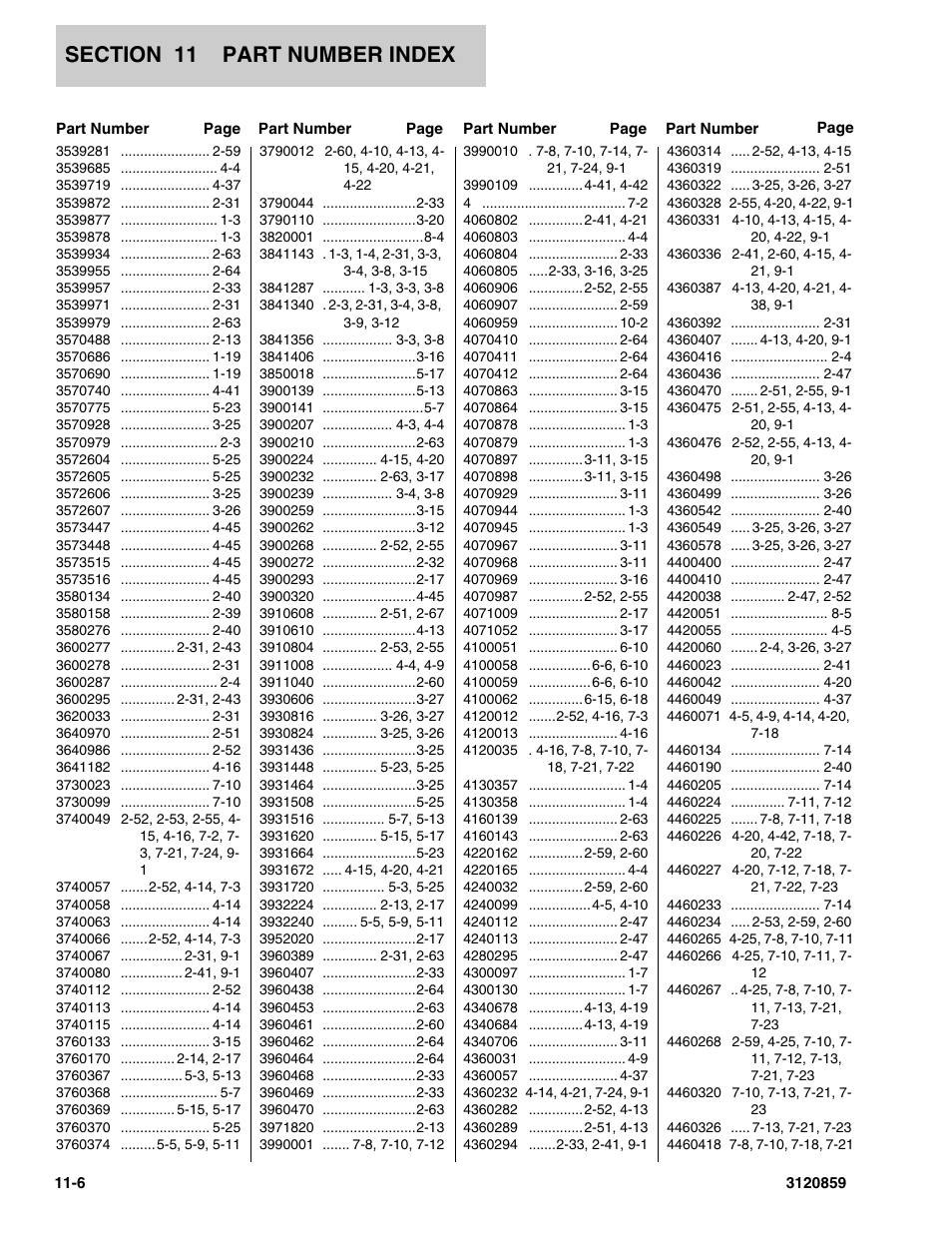 JLG 800A_AJ Parts Manual User Manual | Page 258 / 266