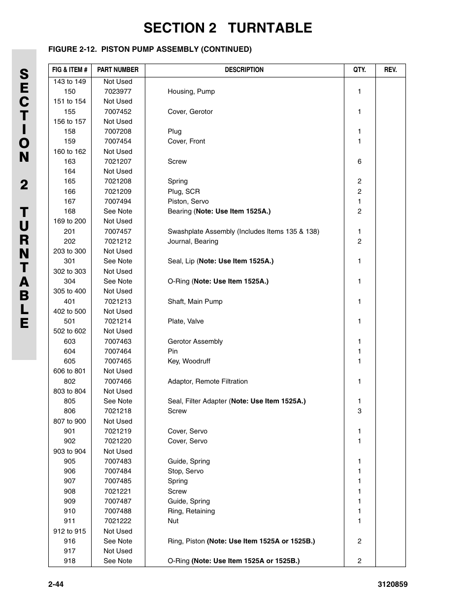 JLG 800A_AJ Parts Manual User Manual | Page 70 / 266