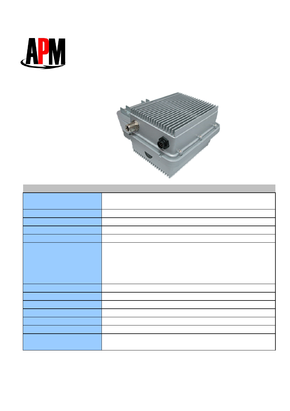 APM ABR-2410 User Manual | 2 pages