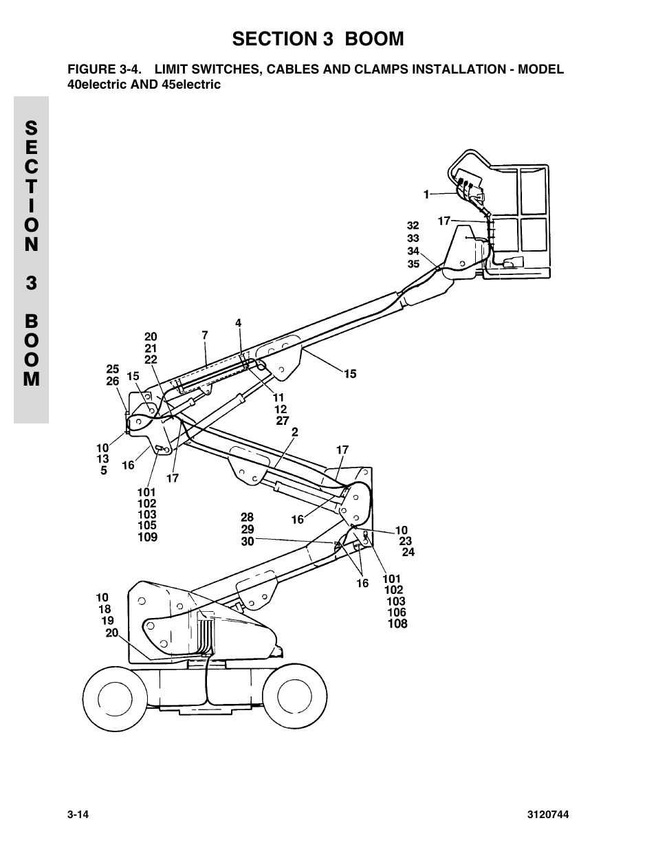 JLG 45e ANSI Parts Manual User Manual | Page 102 / 224