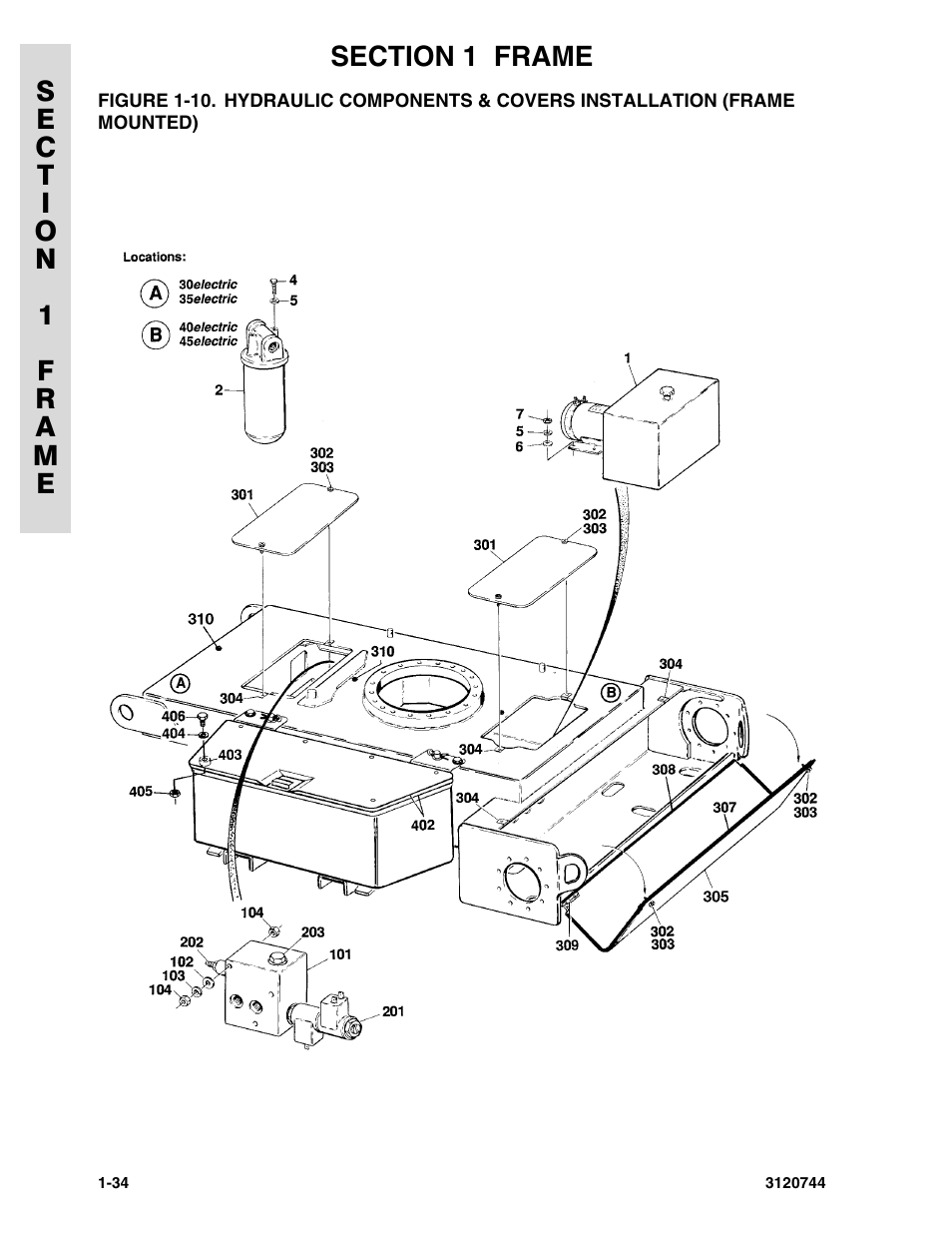 JLG 45e ANSI Parts Manual User Manual | Page 40 / 224