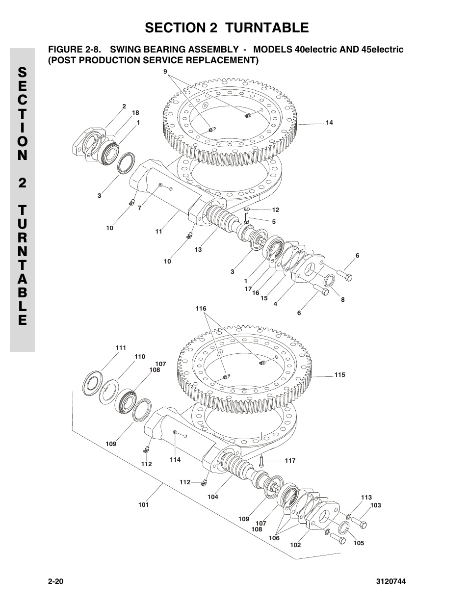 JLG 45e ANSI Parts Manual User Manual | Page 64 / 224