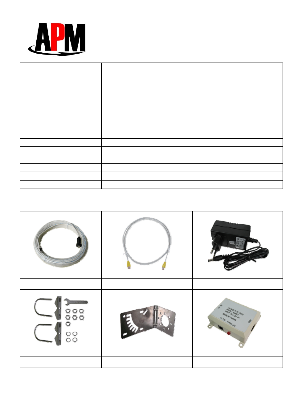 Apm co., ltd | APM APE-24005g-1 User Manual | Page 2 / 2
