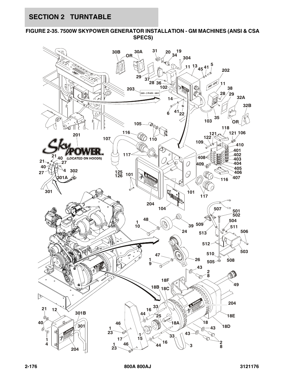 JLG 800A_AJ ANSI Parts Manual User Manual | Page 222 / 438