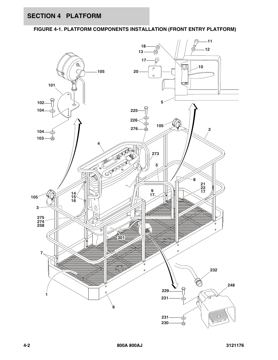 JLG 800A_AJ ANSI Parts Manual User Manual | Page 256 / 438