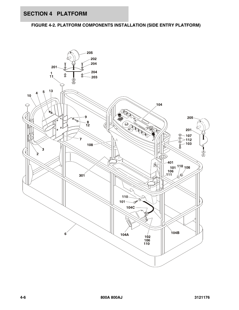 JLG 800A_AJ ANSI Parts Manual User Manual | Page 260 / 438