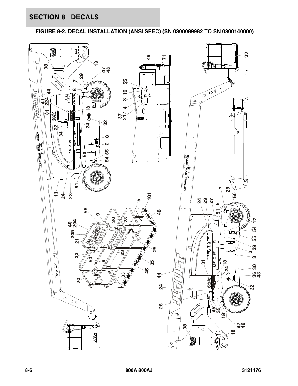 JLG 800A_AJ ANSI Parts Manual User Manual | Page 390 / 438