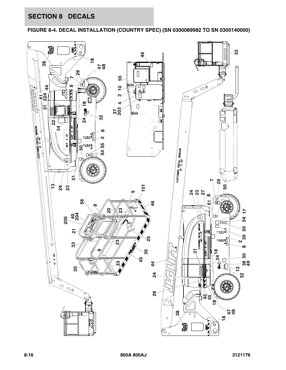 JLG 800A_AJ ANSI Parts Manual User Manual | Page 400 / 438