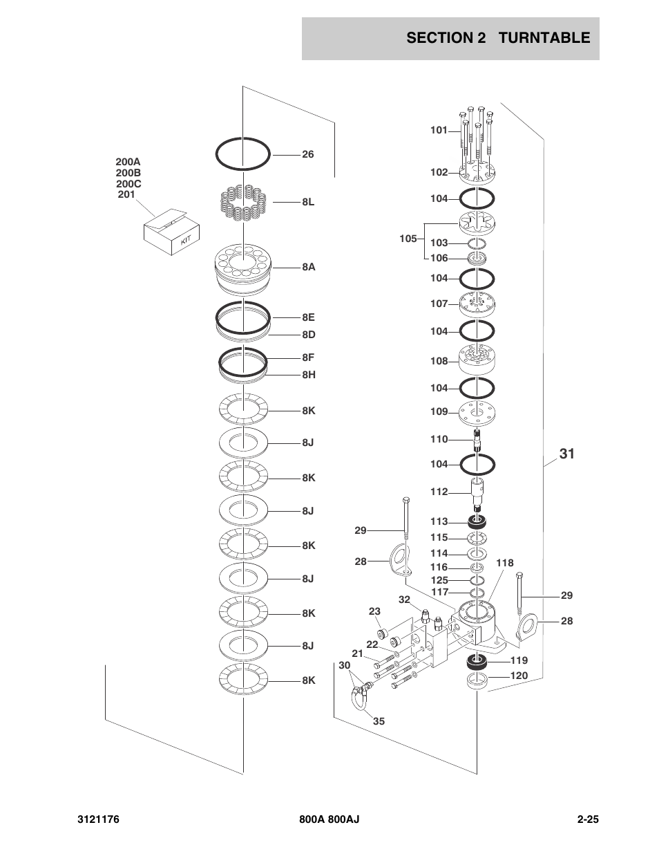 JLG 800A_AJ ANSI Parts Manual User Manual | Page 71 / 438