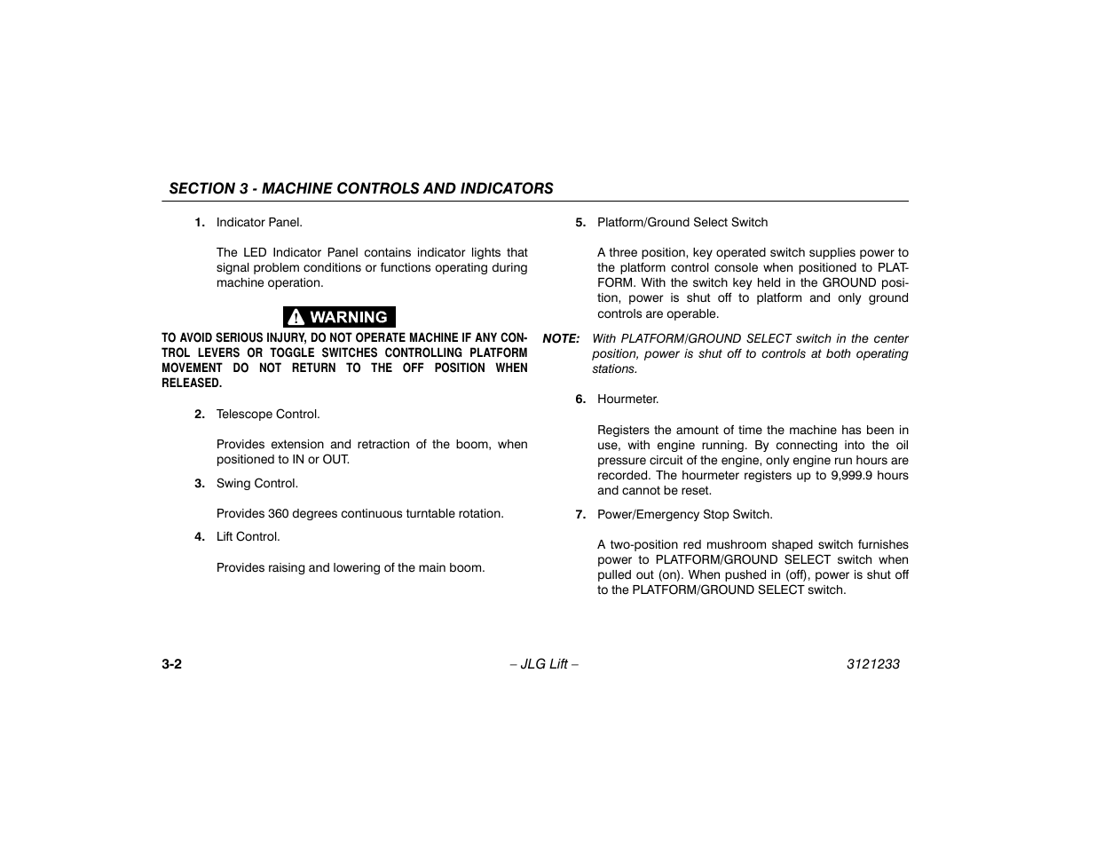 JLG 680S Operator Manual User Manual | Page 38 / 128