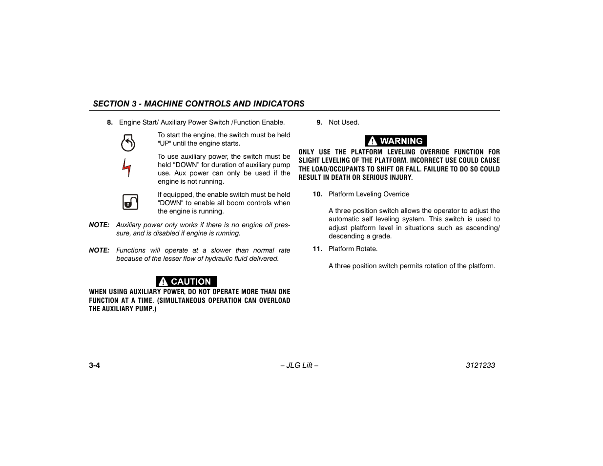 JLG 680S Operator Manual User Manual | Page 40 / 128