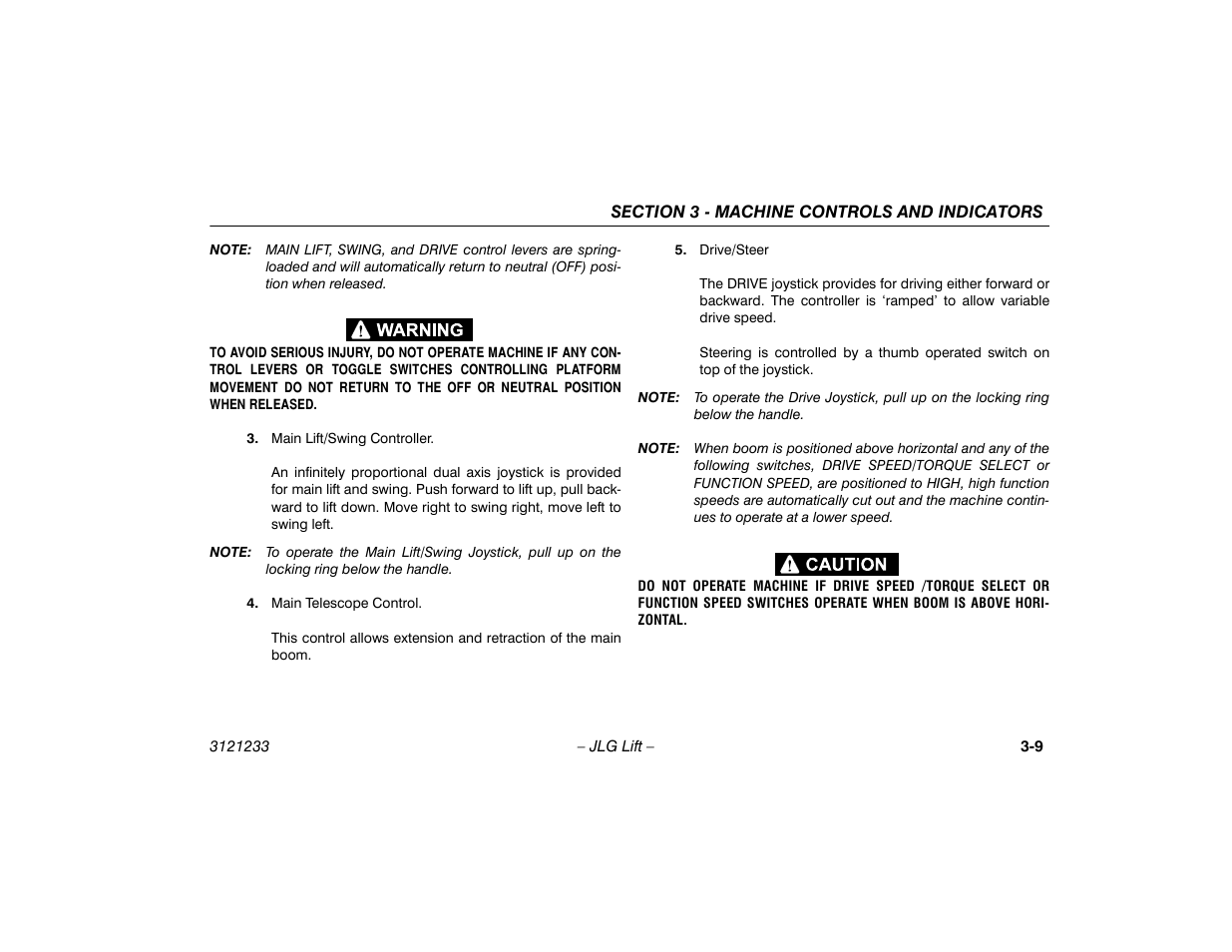 JLG 680S Operator Manual User Manual | Page 45 / 128