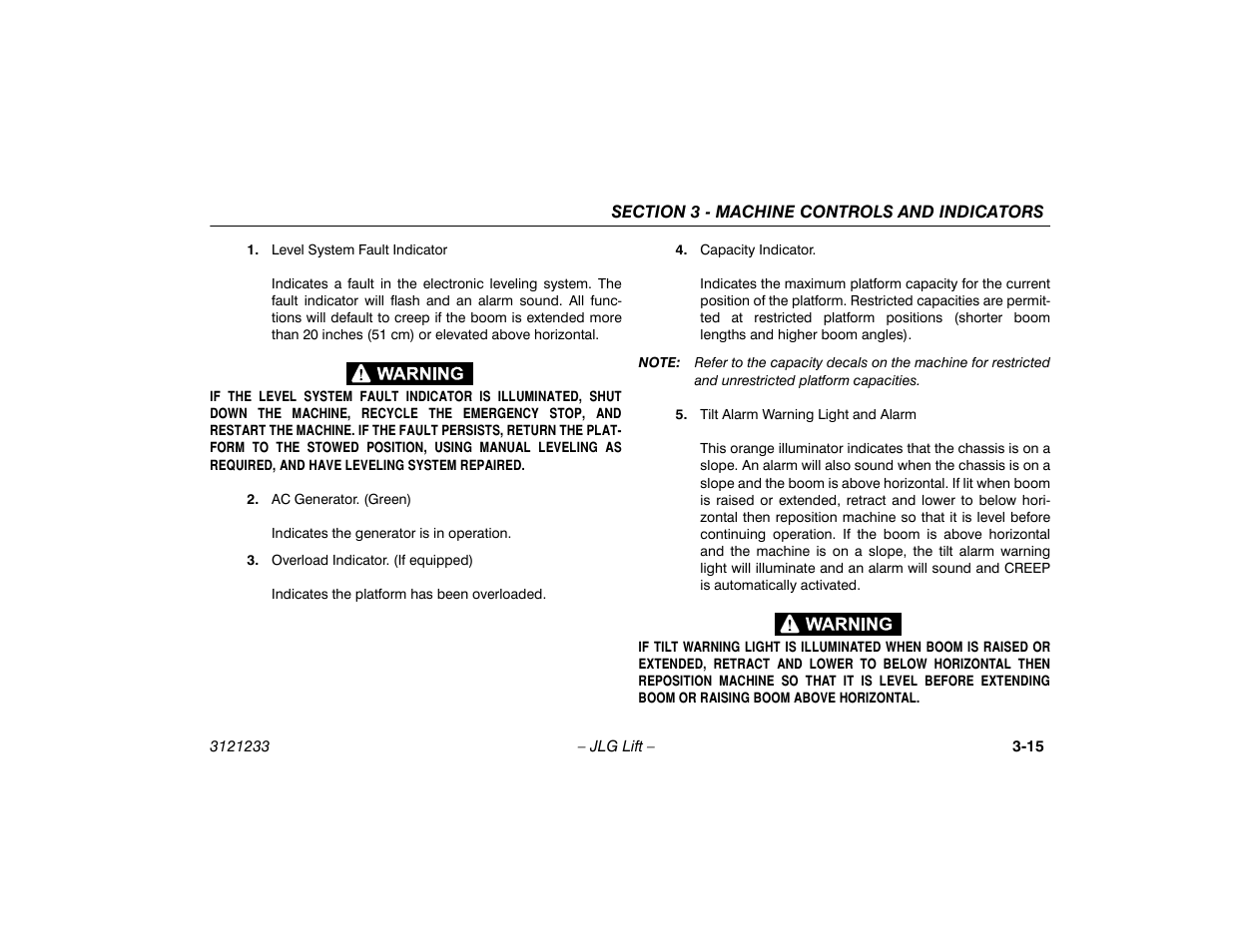 JLG 680S Operator Manual User Manual | Page 51 / 128