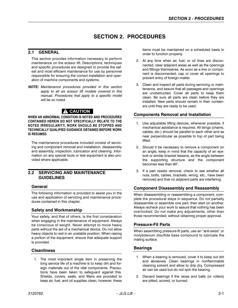 JLG 2658E3 ANSI Service Manual User Manual | Page 13 / 62