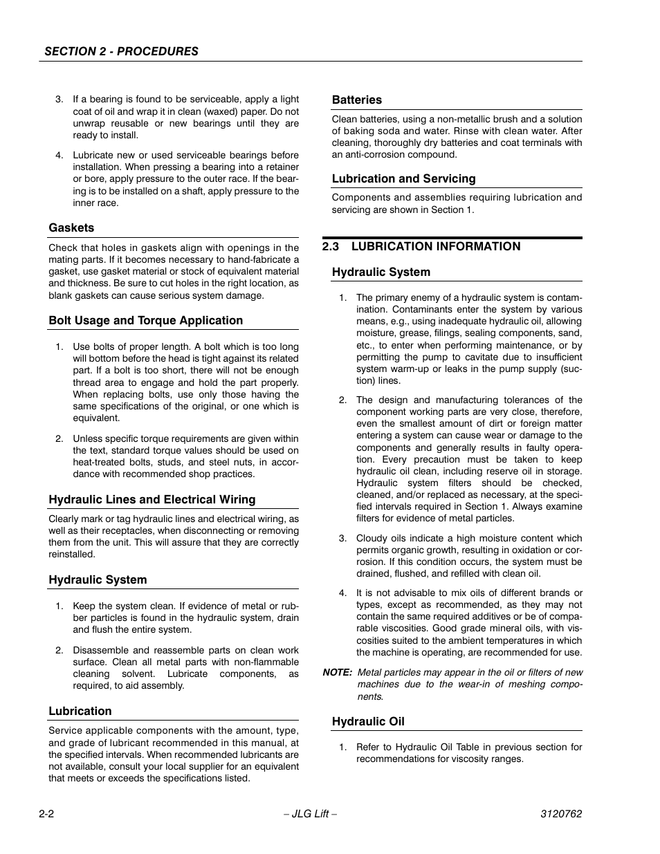 JLG 2658E3 ANSI Service Manual User Manual | Page 14 / 62