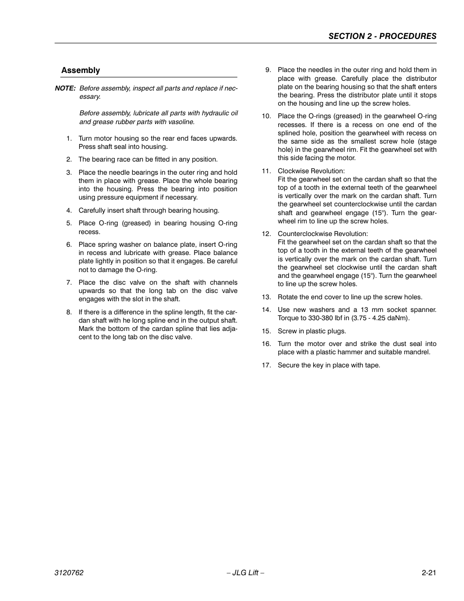 JLG 2658E3 ANSI Service Manual User Manual | Page 33 / 62