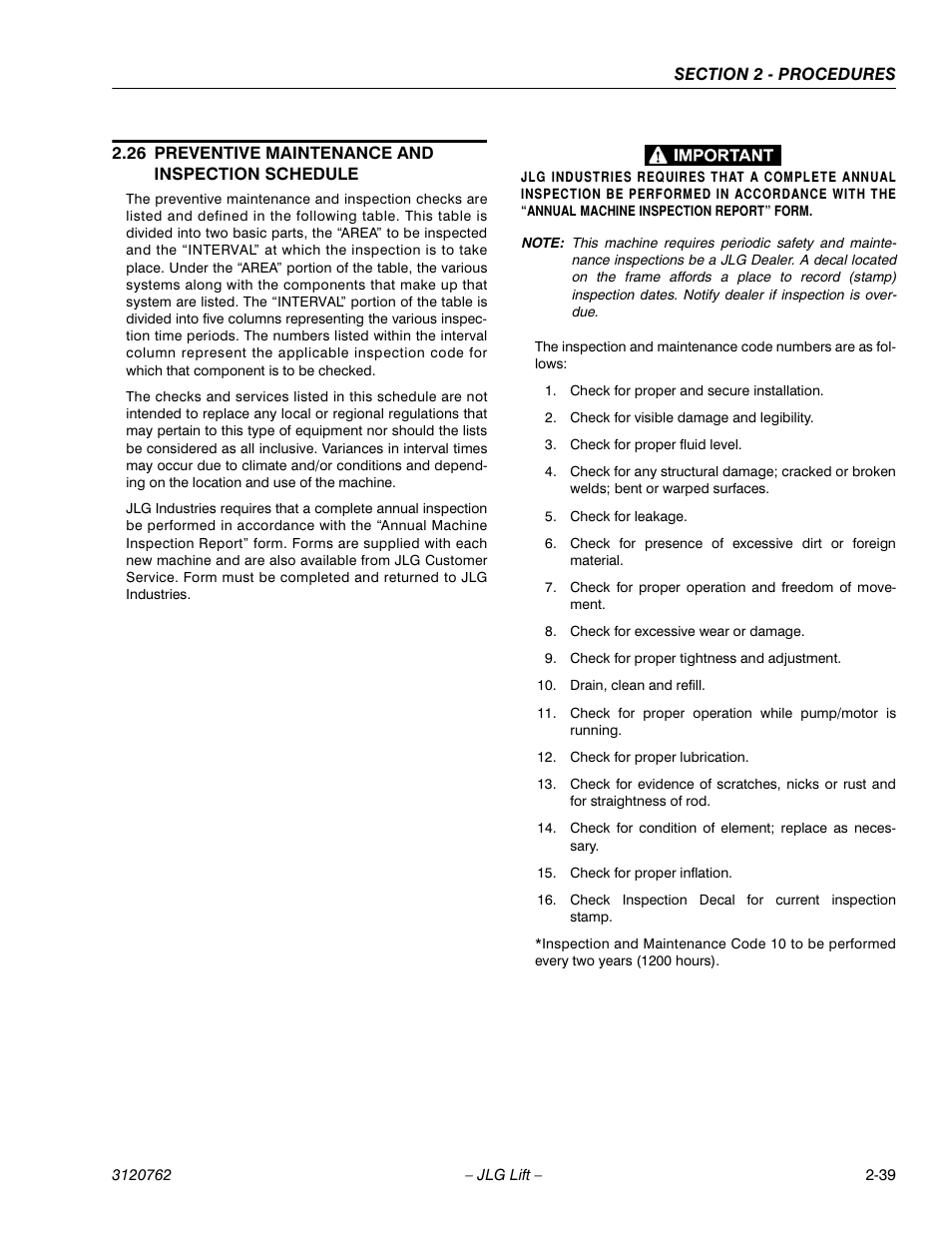 JLG 2658E3 ANSI Service Manual User Manual | Page 51 / 62