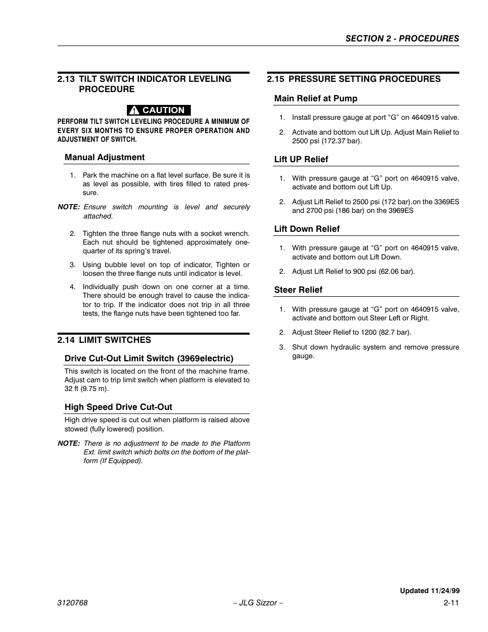 JLG 3969electric ANSI Service Manual User Manual | Page 23 / 46