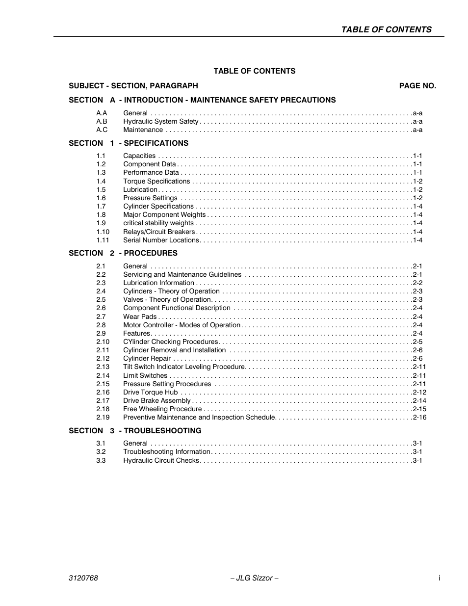 JLG 3969electric ANSI Service Manual User Manual | Page 5 / 46