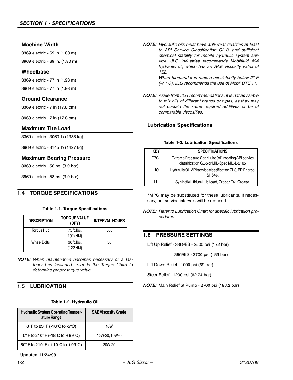 JLG 3969electric ANSI Service Manual User Manual | Page 8 / 46