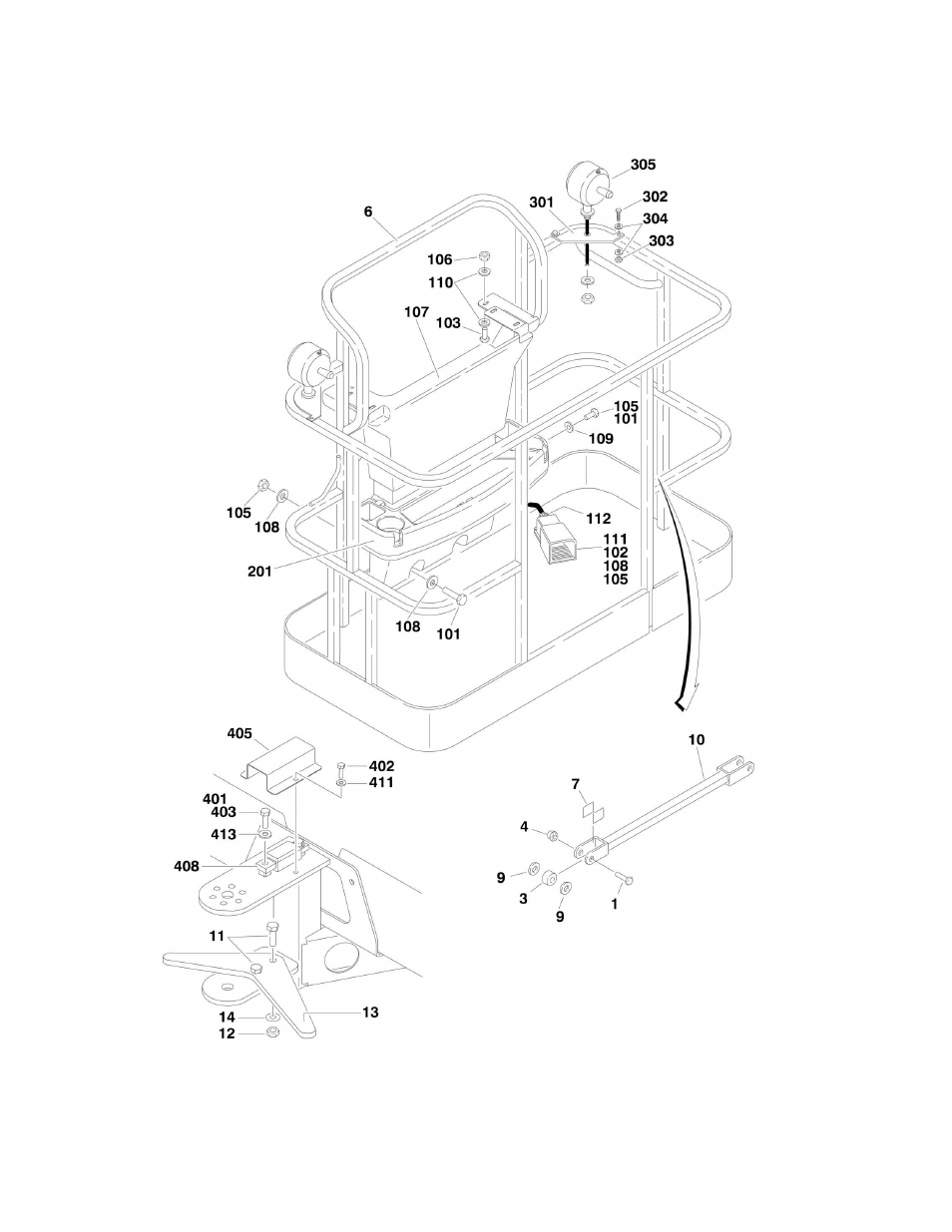 JLG M400 Parts Manual User Manual | Page 122 / 262