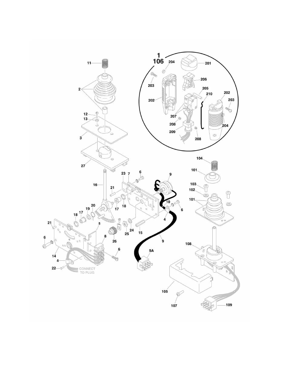 Figure 4-8. controller assembly (drive and steer) | JLG M400 Parts Manual User Manual | Page 144 / 262