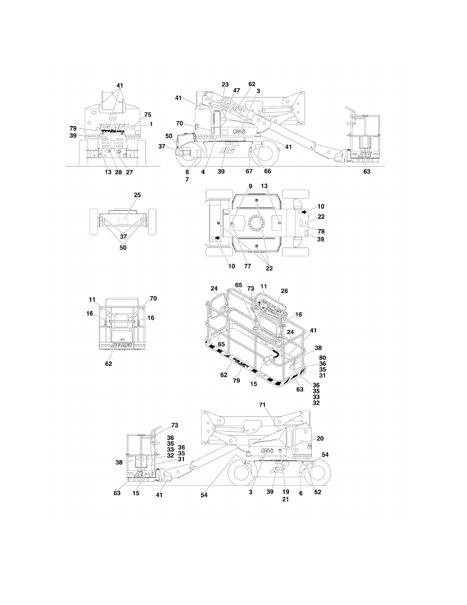 JLG M400 Parts Manual User Manual | Page 240 / 262