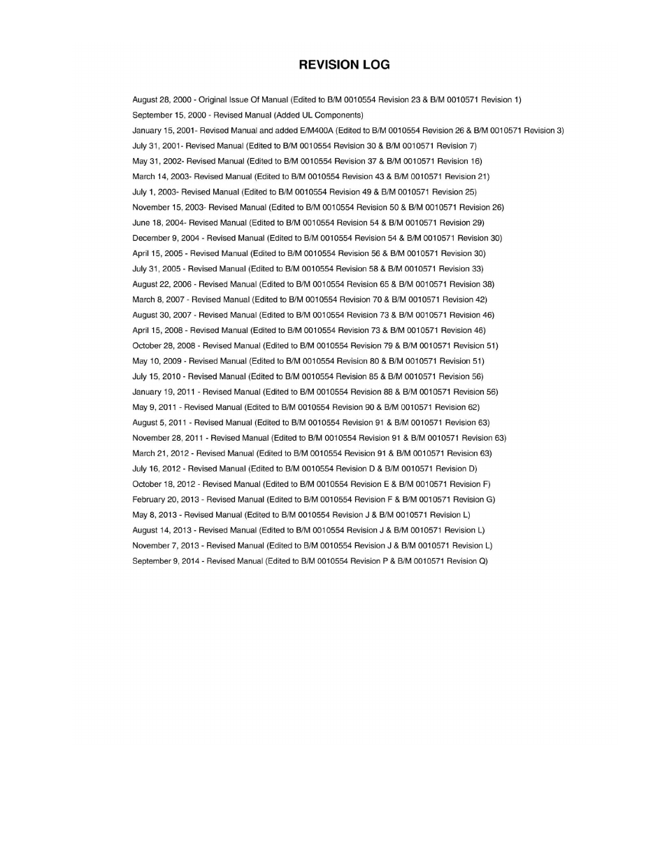 JLG M400 Parts Manual User Manual | Page 3 / 262