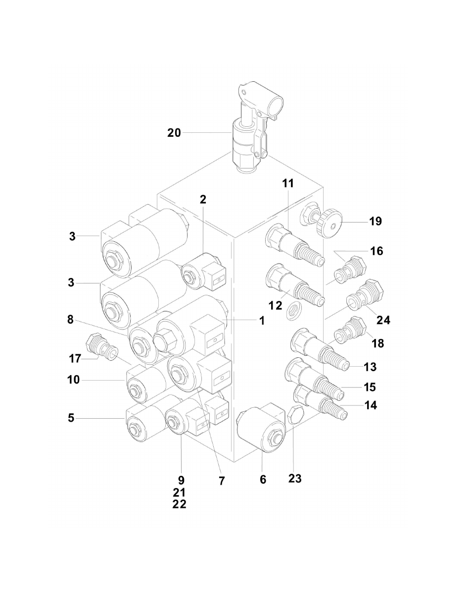 Figure 2-2. main control valve assembly | JLG M400 Parts Manual User Manual | Page 56 / 262