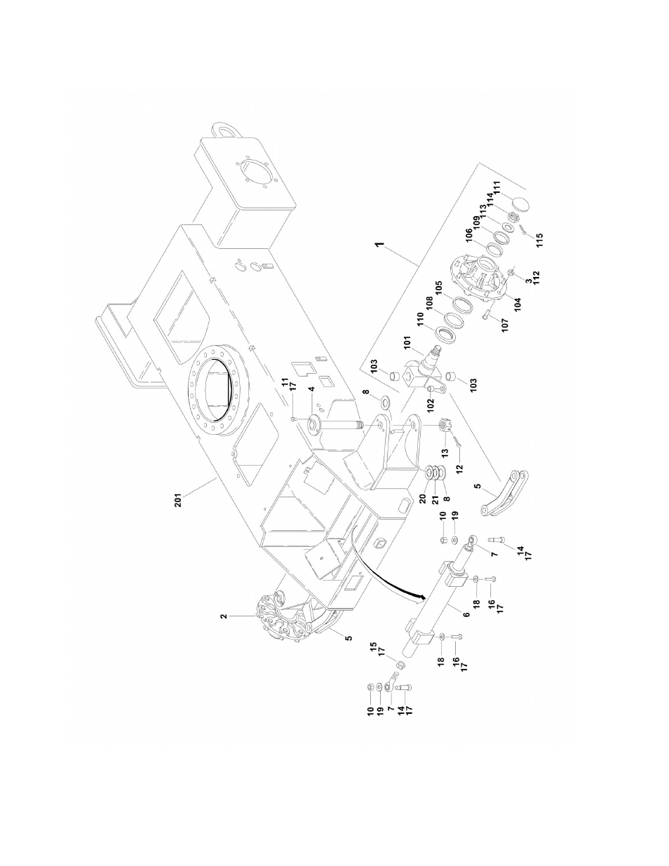 Figure 1-1. steer installation | JLG M400 Parts Manual User Manual | Page 8 / 262