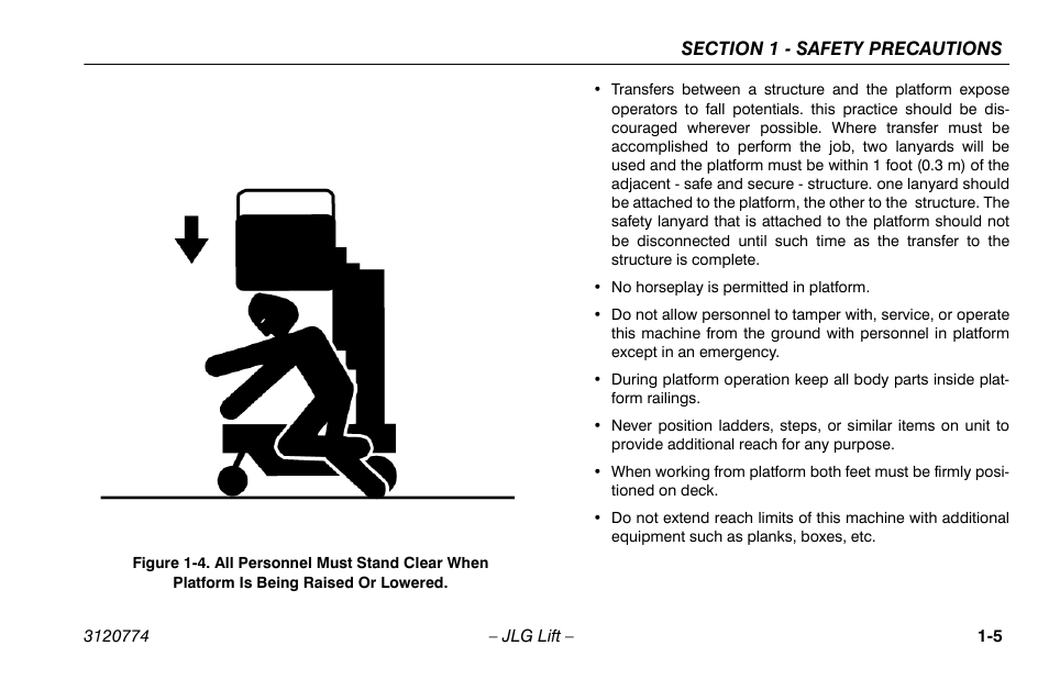 JLG 15SP Operator Manual User Manual | Page 15 / 74