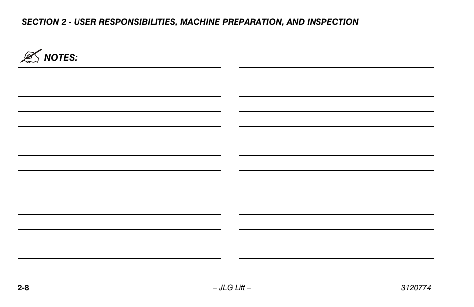 JLG 15SP Operator Manual User Manual | Page 28 / 74
