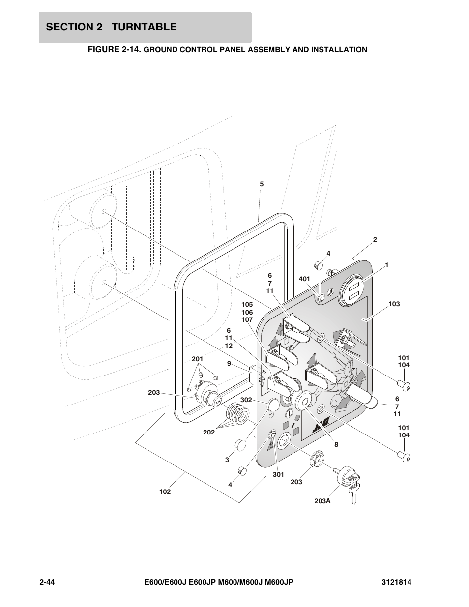 Figure 2-14 | JLG M600 Parts Manual User Manual | Page 86 / 254
