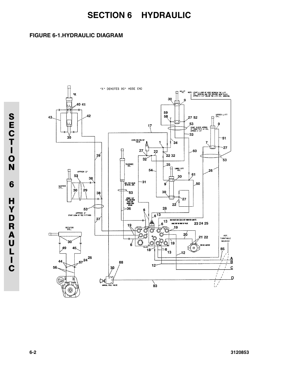 Figure 6-1. hydraulic diagram | JLG 45ic Parts Manual User Manual | Page 126 / 160