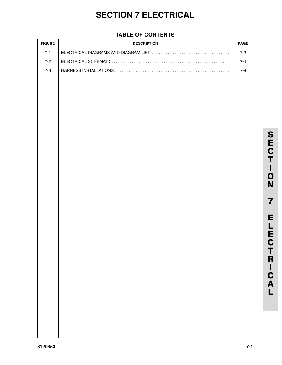 Section 7 electrical | JLG 45ic Parts Manual User Manual | Page 135 / 160