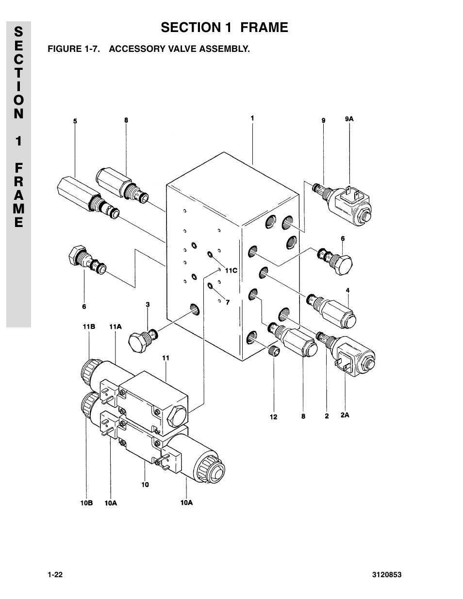 Figure 1-7. accessory valve assembly, Accessory valve assembly | JLG 45ic Parts Manual User Manual | Page 28 / 160