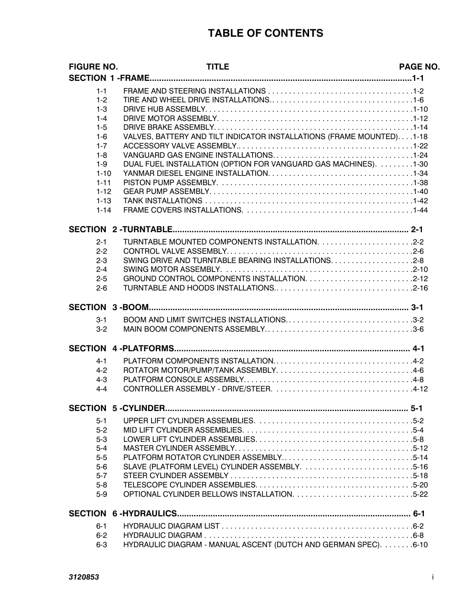 JLG 45ic Parts Manual User Manual | Page 5 / 160